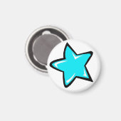 Blue Star 2 Magnet (Vorderseite/Rückseite)