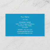 Blue Star 3 Sterne Visitenkarte (Rückseite)