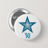 Blue Star 'Age'-Taste weiß Button (Vorne & Hinten)