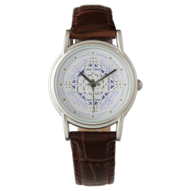 blue star armbanduhr (Vorderseite)