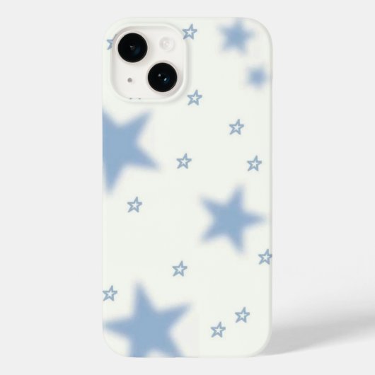 Blue Star Ästhetik Phone Case - Minimaler Stil (Rückseite)