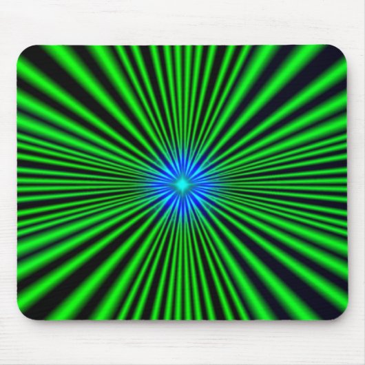 Blue Star auf grünem Licht Mousepad (Vorne)