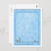 Blue Star Baby Postcard Postkarte (Vorne/Hinten)