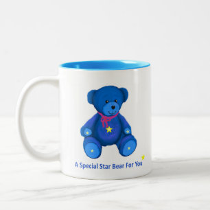 Blue Star Bear Tasse