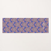 Blue Star Blätter Muster Thunder_Cove Yogamatte (Rückseite (Horizontal))