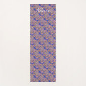 Blue Star Blätter Muster Thunder_Cove Yogamatte (Vorderseite)