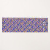 Blue Star Blätter Muster Thunder_Cove Yogamatte (Vorderseite (Horizontal))