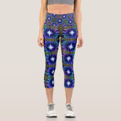 Blue Star Capri Leggings (Vorderseite)