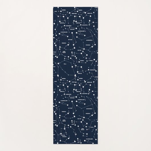 Blue Star Constellation Yoga Mat Yogamatte (Vorderseite)