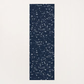 Blue Star Constellation Yoga Mat Yogamatte (Rückseite)