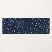 Blue Star Constellation Yoga Mat Yogamatte (Vorderseite (Horizontal))