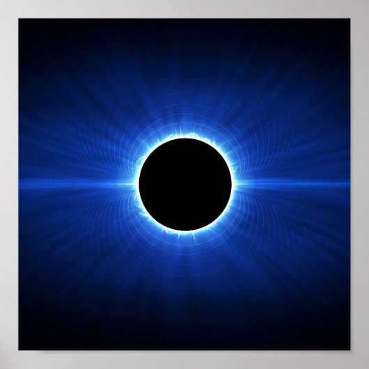 Blue Star Eclipse Poster (Vorne)