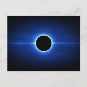 Blue Star Eclipse Postkarte (Vorderseite)