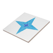 Blue Star Fliese (Seite)