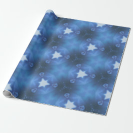 Blue Star Geschenkpapier