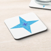 Blue Star Getränkeuntersetzer (Linke Seite)