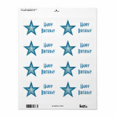 Blue Star 'Happy Birthday' Grand White Label (Vorne)