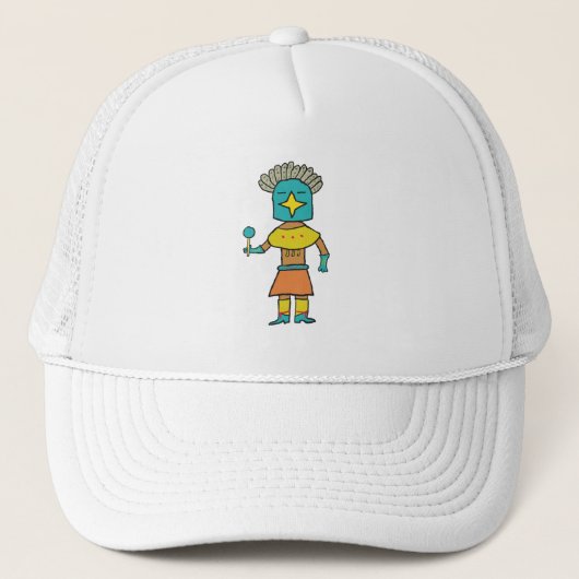 Blue Star Kachina Truckerkappe (Vorderseite)
