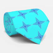 Blue Star-Krawatte Krawatte (Gerollt)