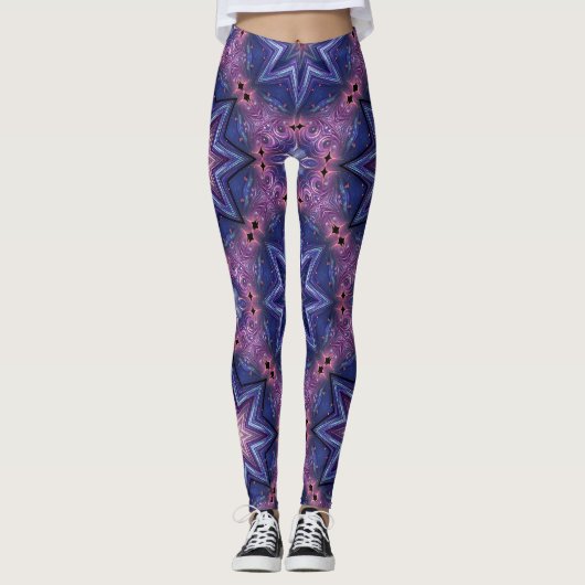 Blue Star Leggings (Vorderseite)