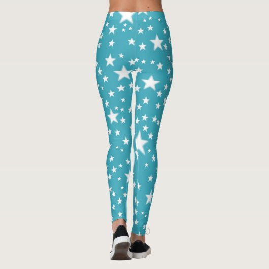 Blue Star-Leggings Leggings (Rückseite)