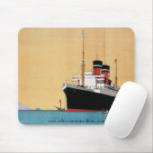 Blue Star Line-Mauspad Mousepad (Mit Mouse)