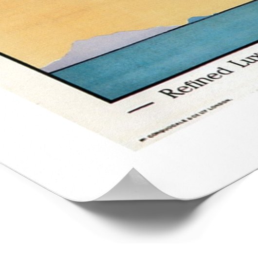 Blue Star Line Poster (Ecke)