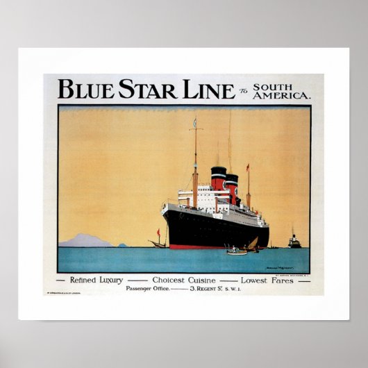 Blue Star Line Poster (Vorne)