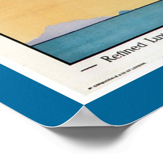 Blue Star Line Poster (Ecke)