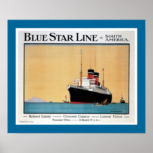 Blue Star Line Poster (Vorne)