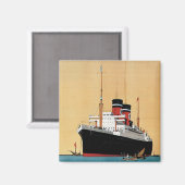 Blue Star Liner Magnet (Vorderseite/Rückseite)