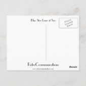 Blue Star Liner Postkarte (Rückseite)