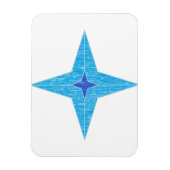 Blue Star Magnet (Vertikal)