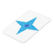 Blue Star Magnet (Linke Seite)