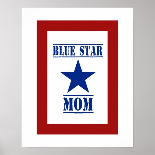 Blue Star Mama Military Poster (Vorne)