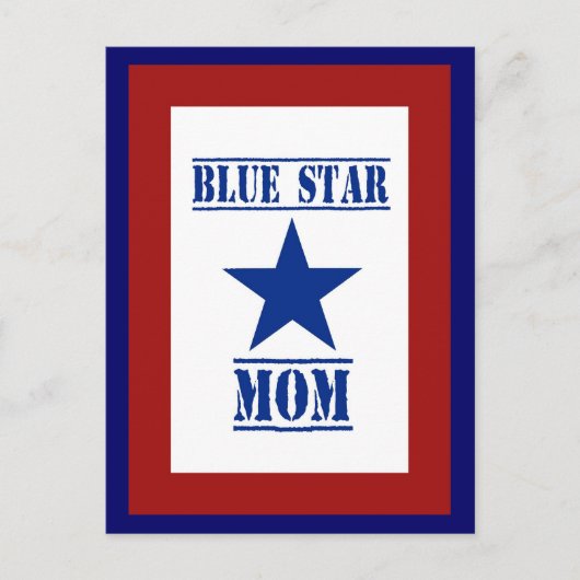 Blue Star Mama Military Postkarte (Vorderseite)