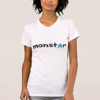 Blue Star Monstar Cartoon T Shirt