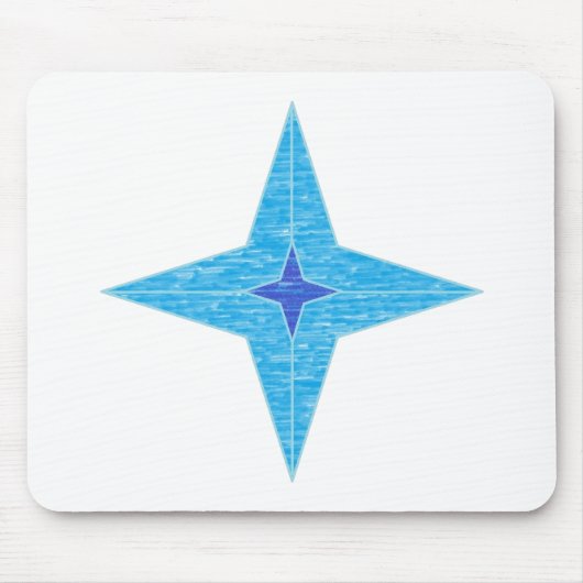 Blue Star Mousepad (Vorne)