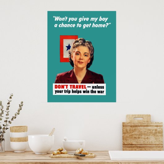 Blue Star Mutter Poster (Küche)