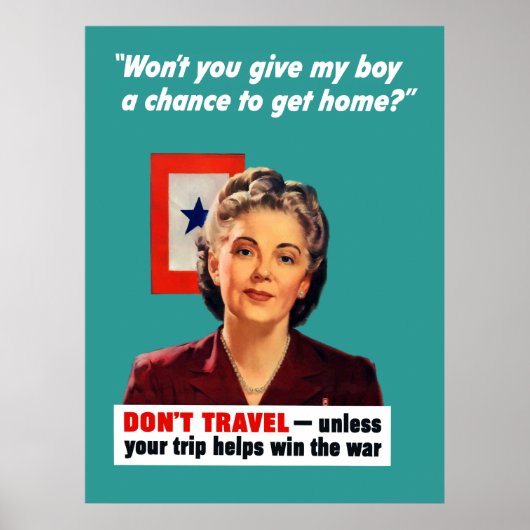 Blue Star Mutter Poster (Vorne)