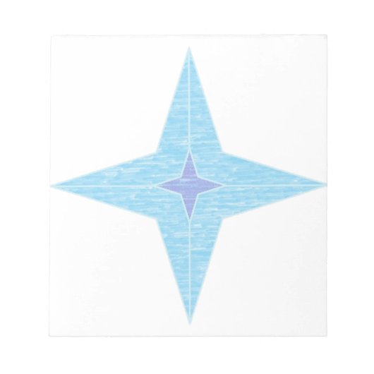 Blue Star Notizblock (Vorderseite)