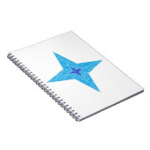 Blue Star Notizblock (Rechte Seite)