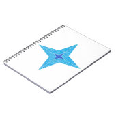 Blue Star Notizblock (Linke Seite)
