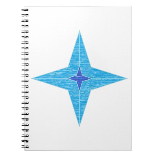 Blue Star Notizblock (Vorderseite)