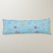 "Blue Star Pattern Body Pillow Seitenschläferkissen (Rückseite)