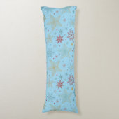 "Blue Star Pattern Body Pillow Seitenschläferkissen (Vorderseite Vertikal)