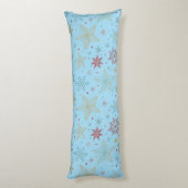 "Blue Star Pattern Body Pillow Seitenschläferkissen (Rückseite (Vertikal))