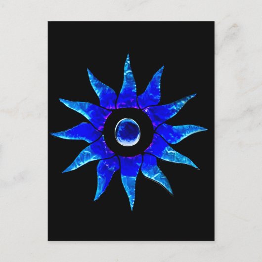 Blue Star Postkarte (Vorderseite)