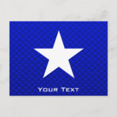 Blue Star Postkarte (Vorderseite)