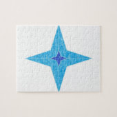Blue Star Puzzle (Horizontal)